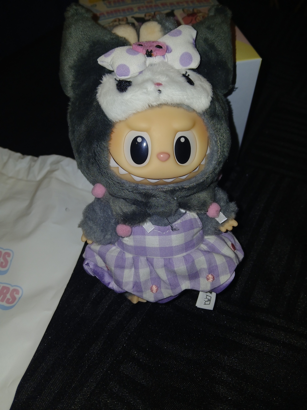 POP MART The Monsters x Sanrio Characters Plush Pendant - Pastel Multi Kuromi